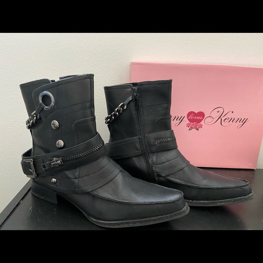 Women’s Mid Calf Biker Style Boots